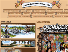 Tablet Screenshot of kremecek.com